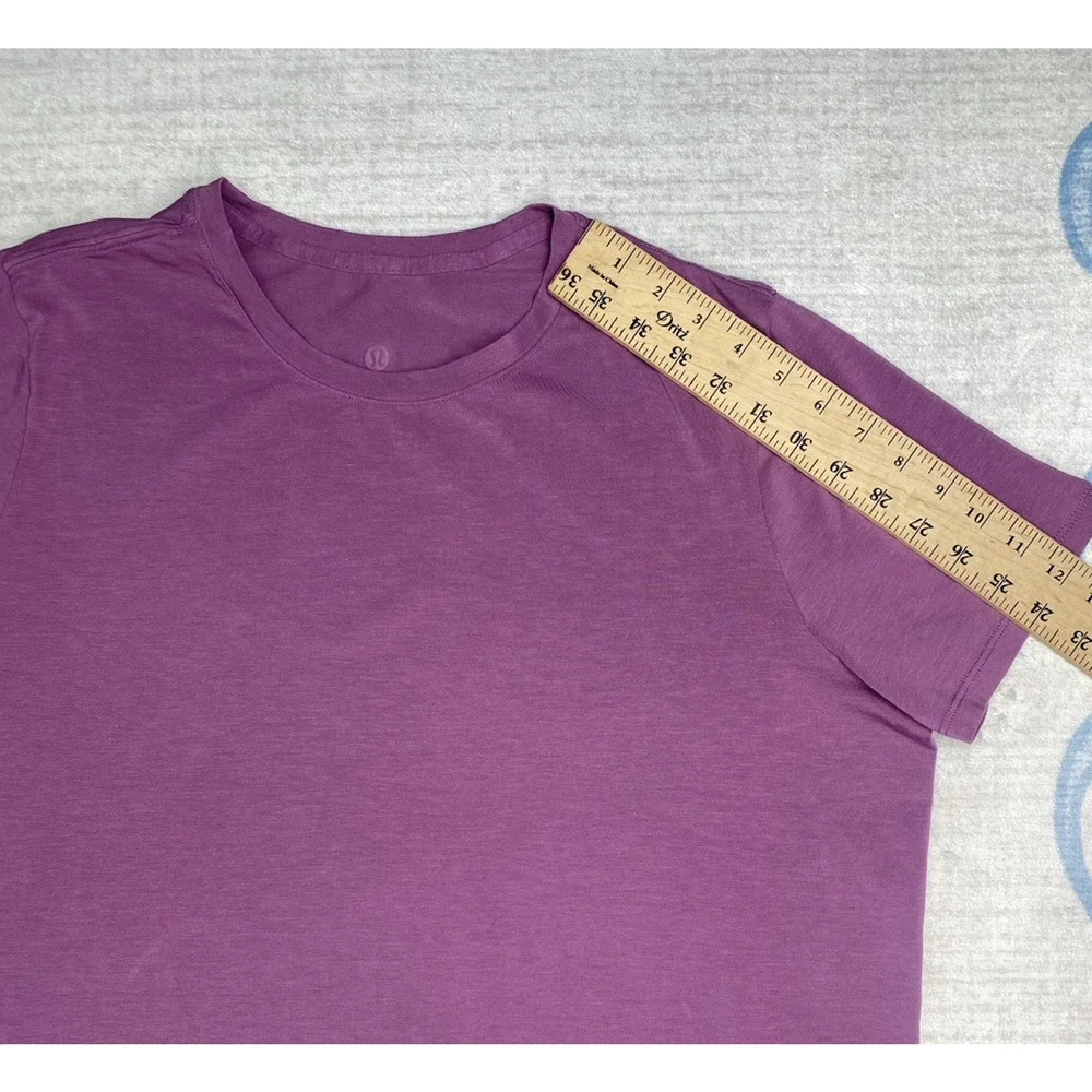 Lululemon Shirt Womens 18* Love Crew Short Sleeve Tee Purple Casual Gym Workout